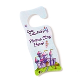 Tooth Fairy Door Hanger - Pink (24/Carton) Gifts, Tooth Fairy, Keepsakes, Tooth Fairies, Losing Baby Teeth,Gift Collection,Baby Tooth Flapbook,Baby Tooth Album